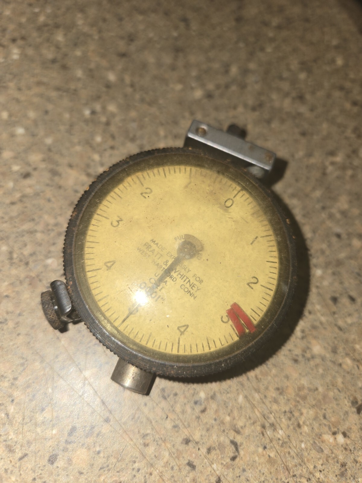 Vintage Pratt & Whitney Dial Indicator