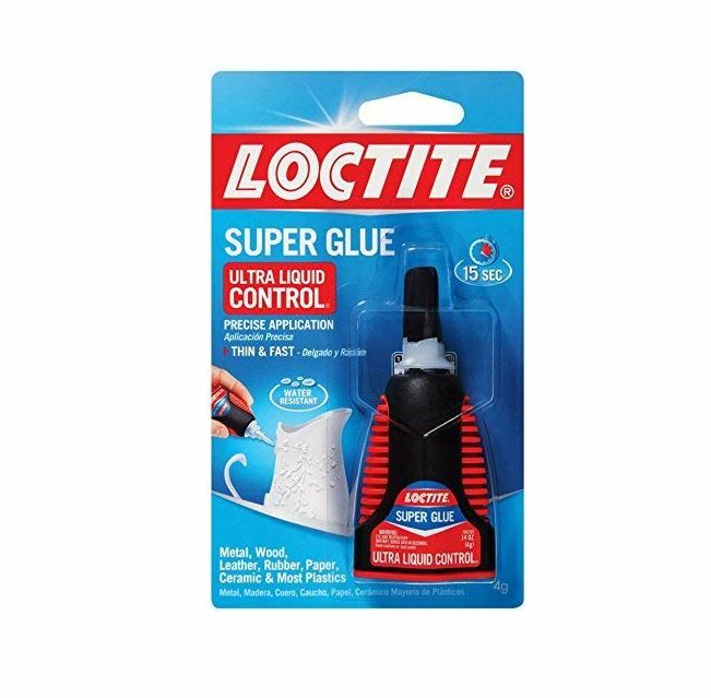 Loctite 1647358 Ultra Liquid Control Super Glue, 4g Bottles, 6 Pack