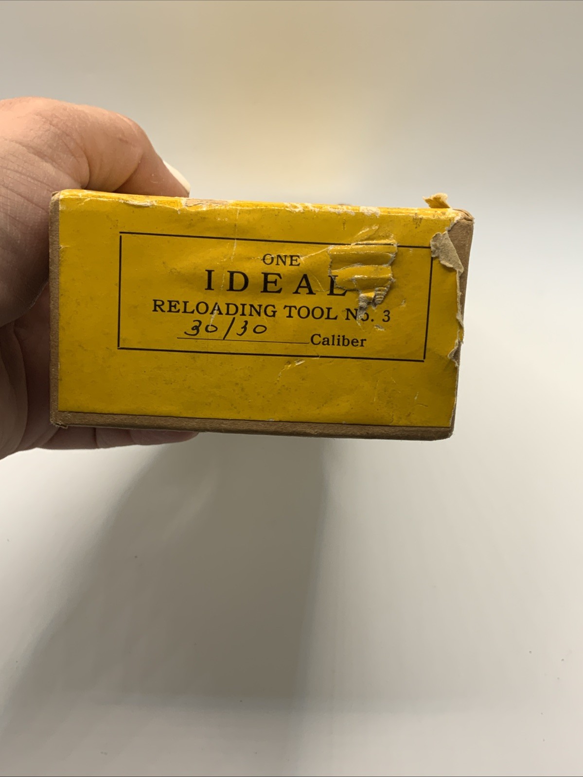Ideal No.3 Reloading Tool Double Adj Chamber 30/30 Caliber Box and instructions