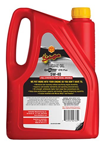 Schaeffer SynShield 5W-40 Diesel Oil 1-Gallon
