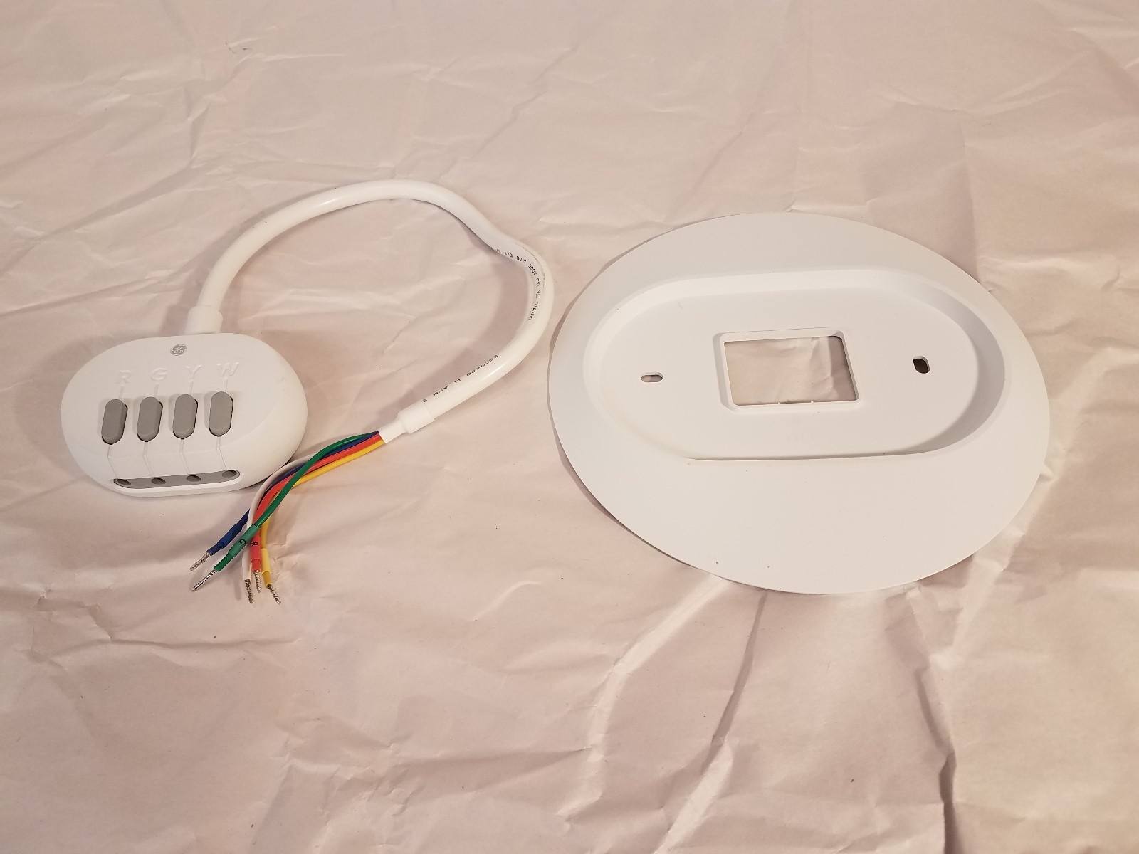 GE CYNC Power Extender Kit plus thermostat backing plate