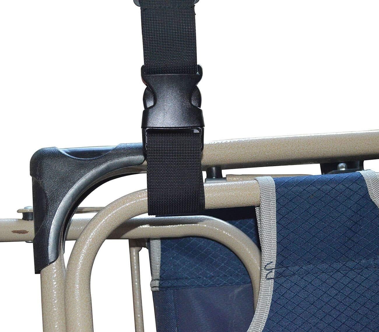 (2 Pack) Adjustable Beach Chair Carry Strap, Folding Chair Shoulder Strap for...