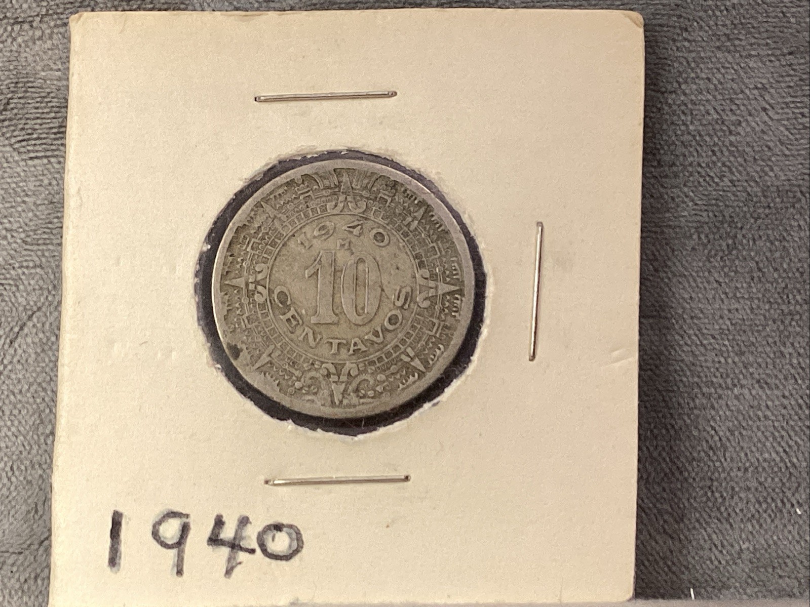 1940 Mexico 10 Ten Centavos - Circulated Mexican Copper Nickel World Coin