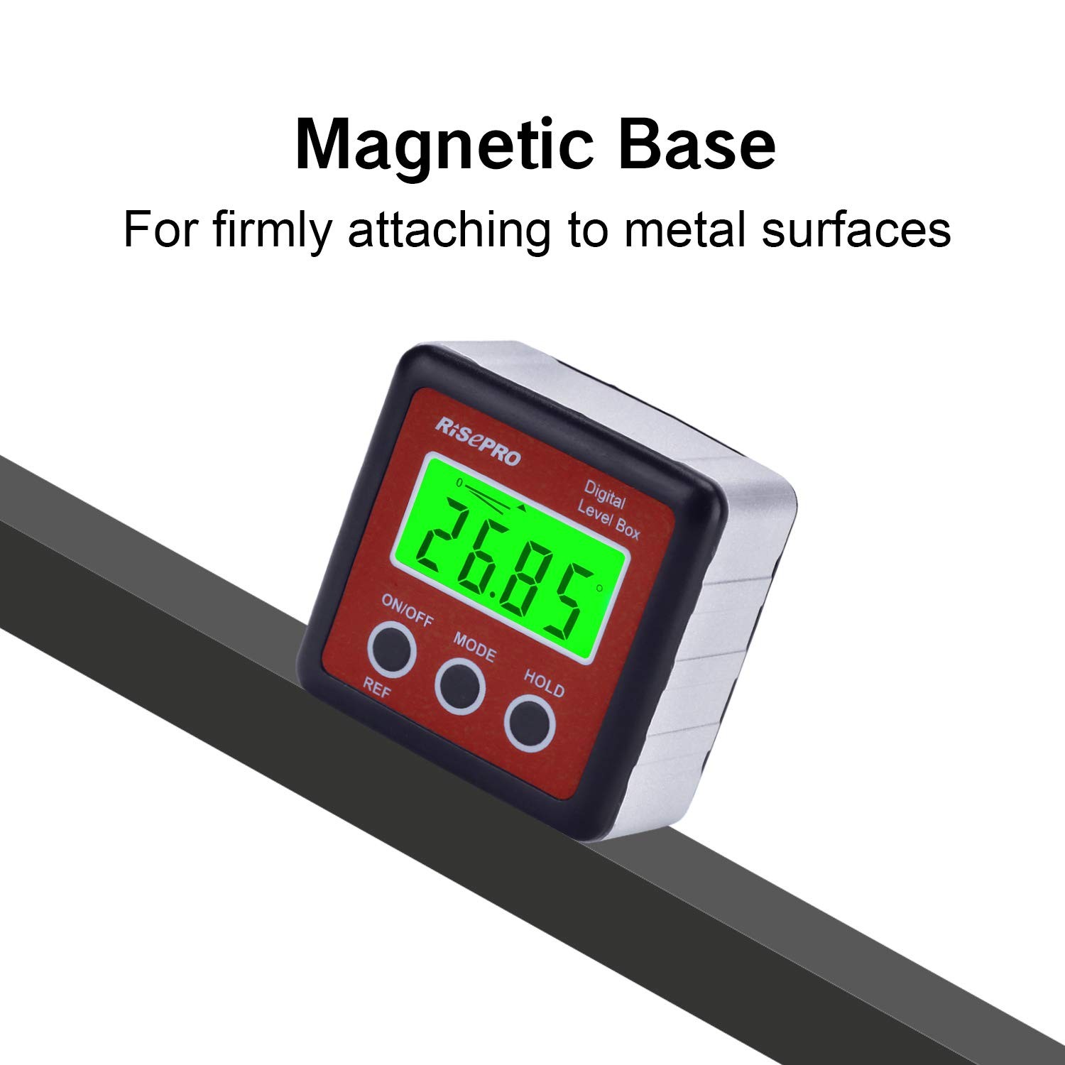 Digital Level Box Angle Gauge Protractor Inclinometer Bevel Box with Magnet B...