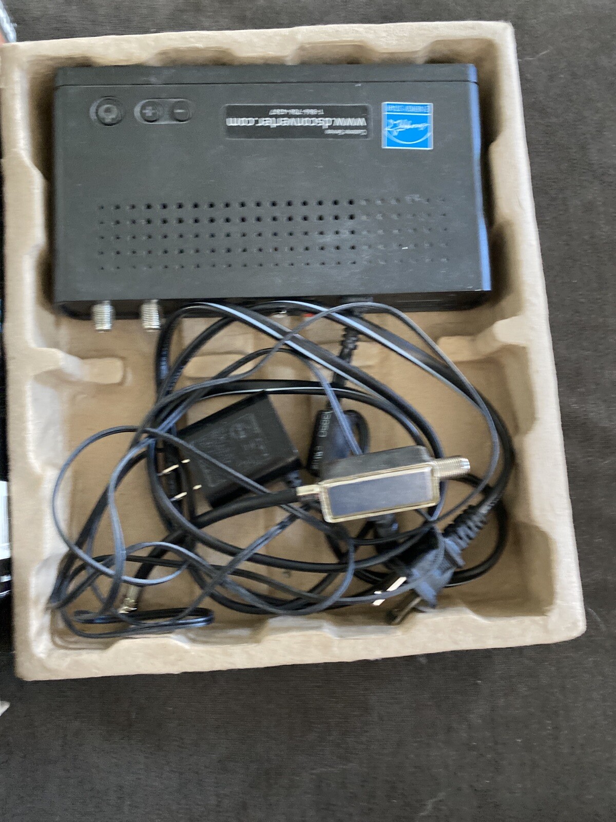 Digital Stream Analog Pass-Through DTV Converter Box DTX9950- Tested