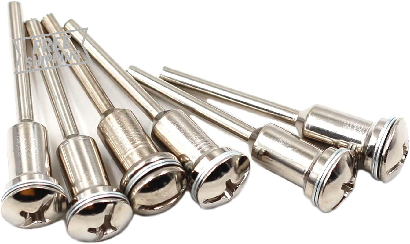 6-Piece HSS Cut-Off Wheel Mandrel Holder with 1/8" Shank for Versatile Use