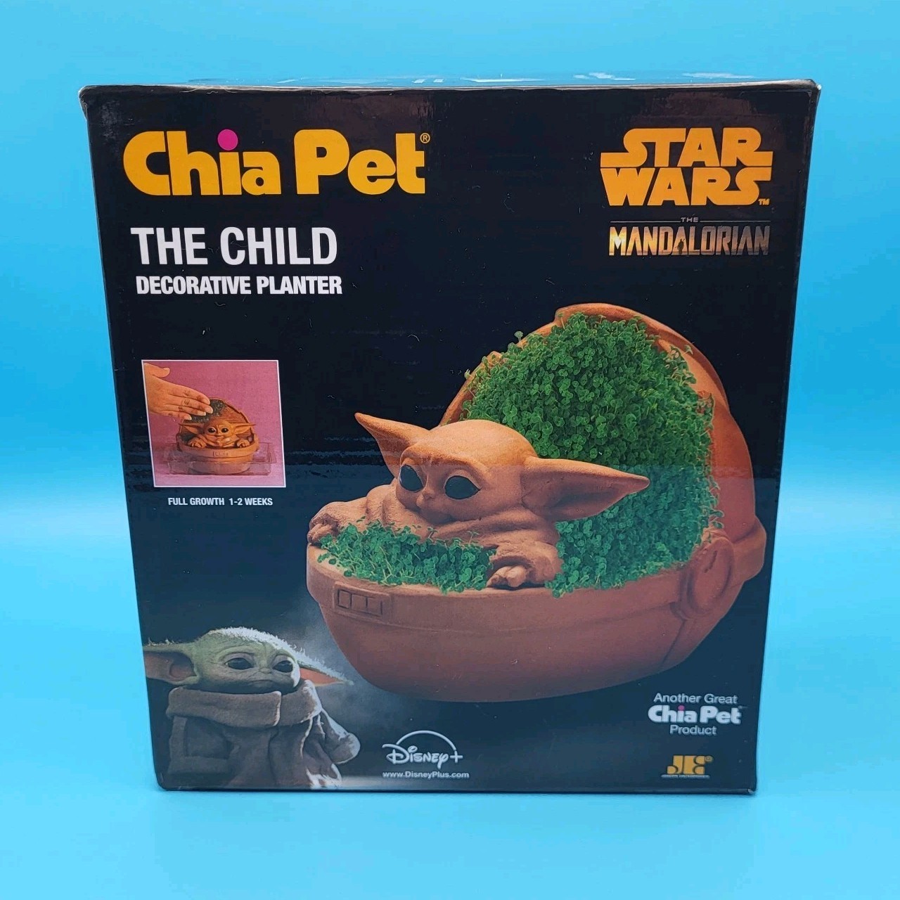 Chia Pet Star Wars The Mandalorian Grogu The Child Decorative Planter Disney NOB