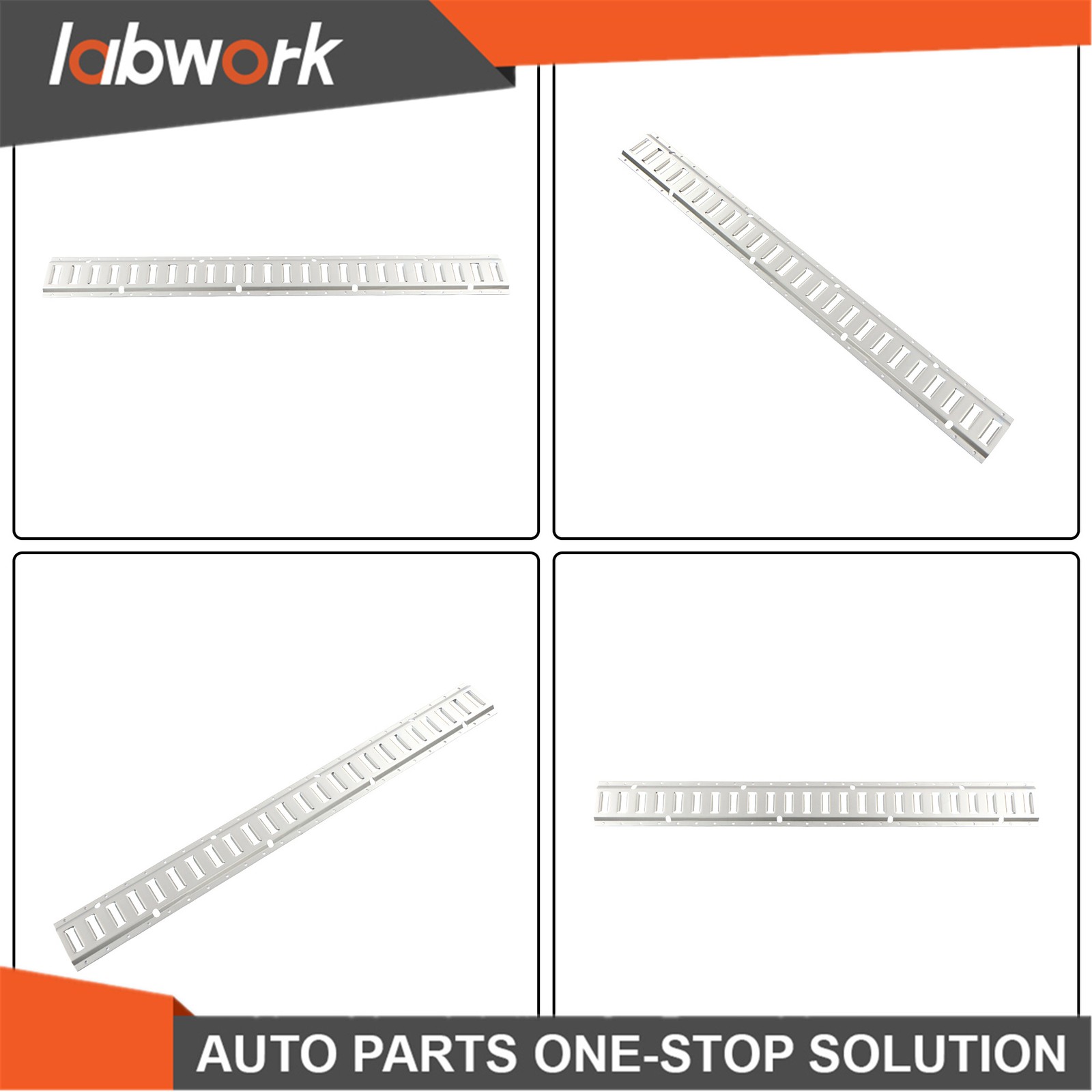 Labwork E Track Tie Down Rail Kit 4' (8 Pack) 2,000 lbsGalvanized Steel For Vans