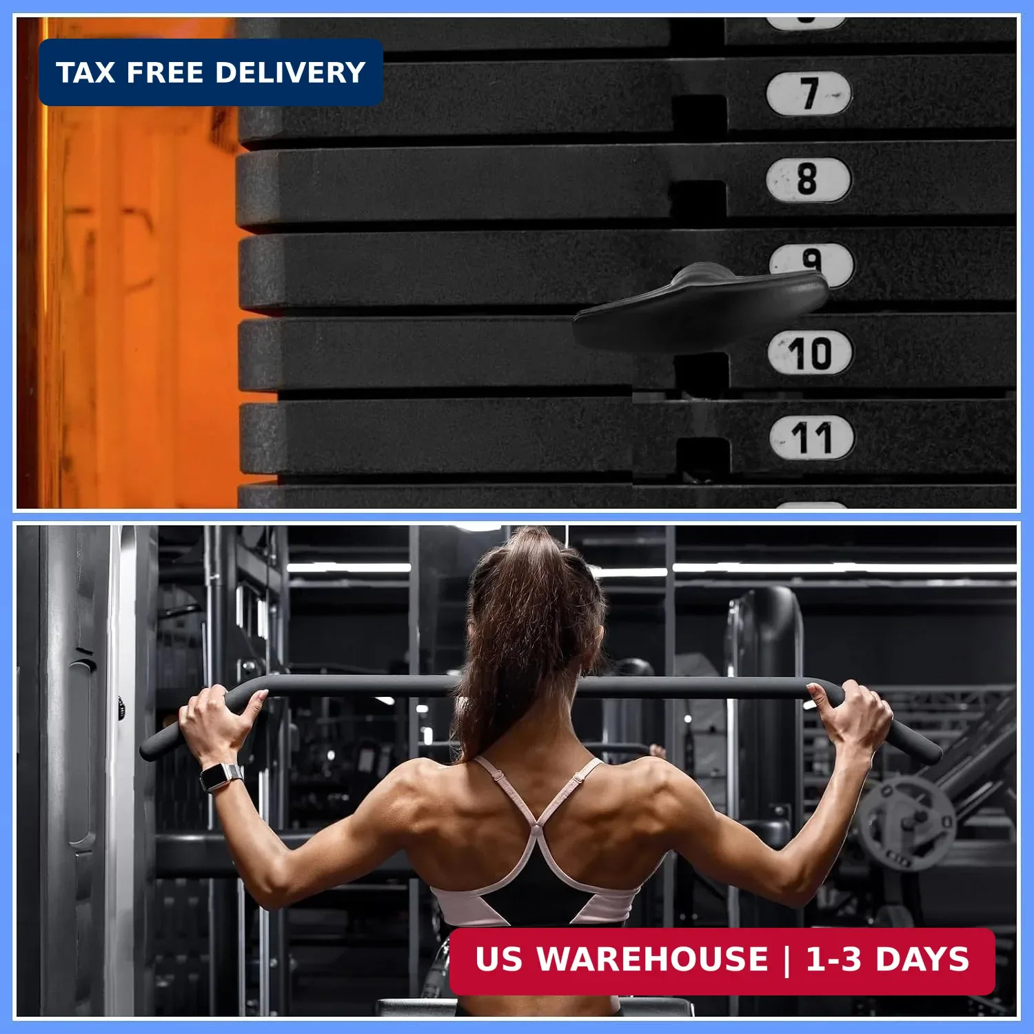 3pcs Weight Stack Pin, Gym Pins for Weight Stack,Weight Lifting Pins for Univers
