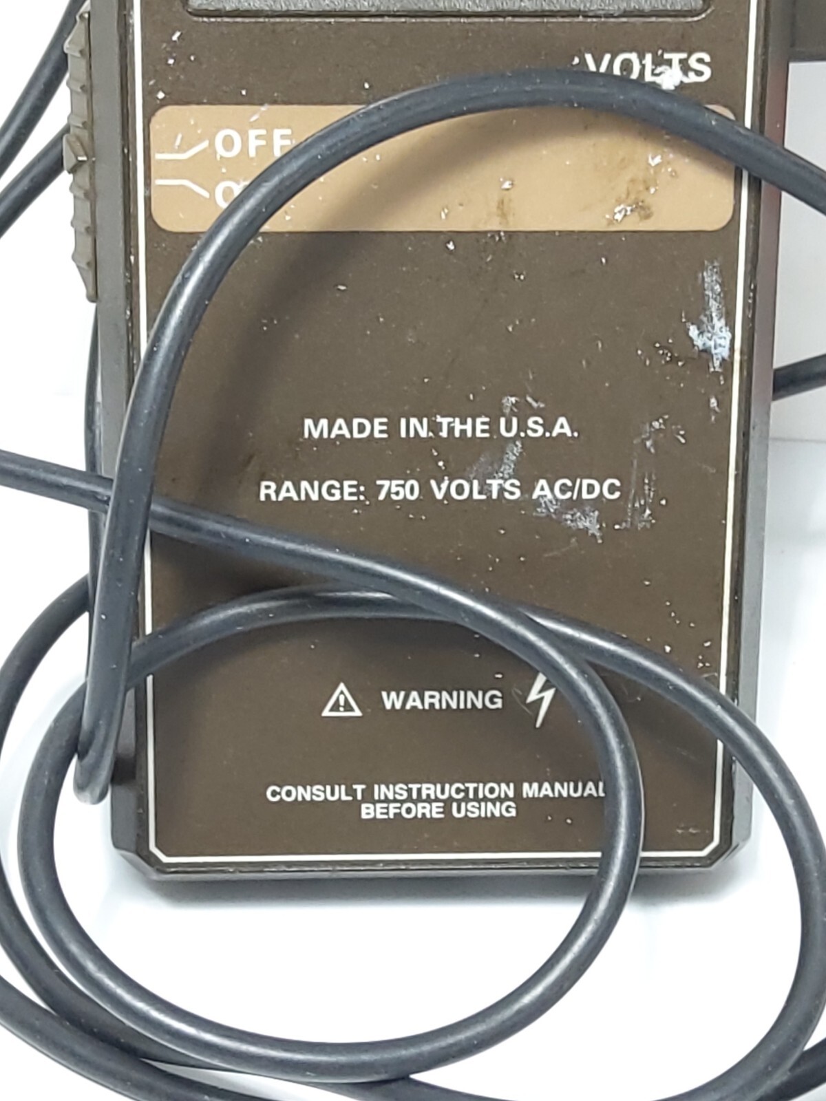 TEGAM MODEL 110 AUTO-FUNCTION DIGITAL VOLTMETER T-40580 (USED NOT TESTED)