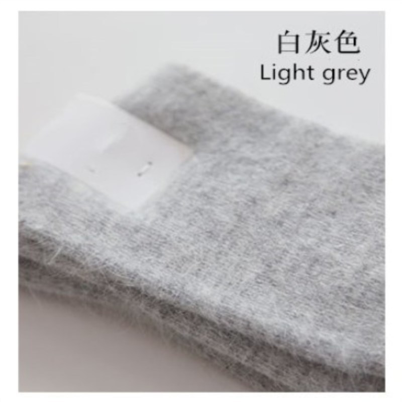 New Autumn and winter, warm, soft handle, rabbit hair, socks, women S19518