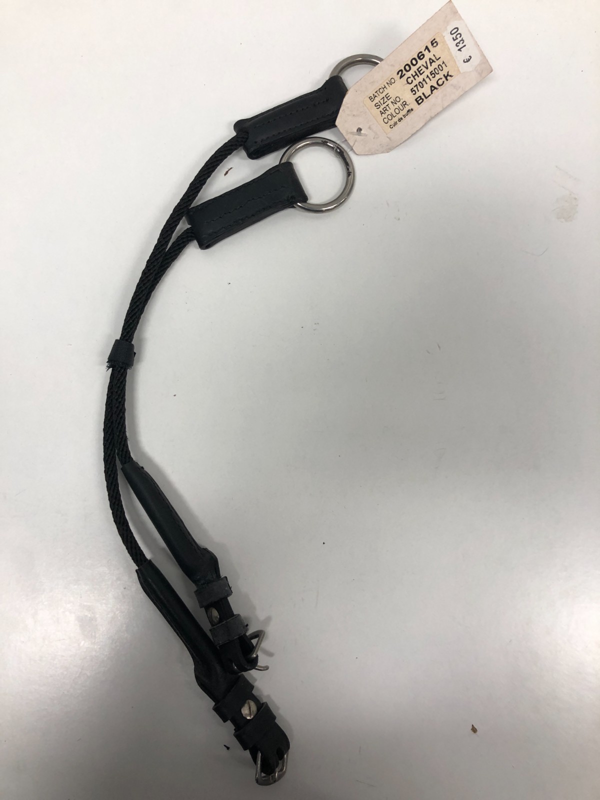 Gag Cheekpieces Black Horse Size 3 Leather Riding Bridle New