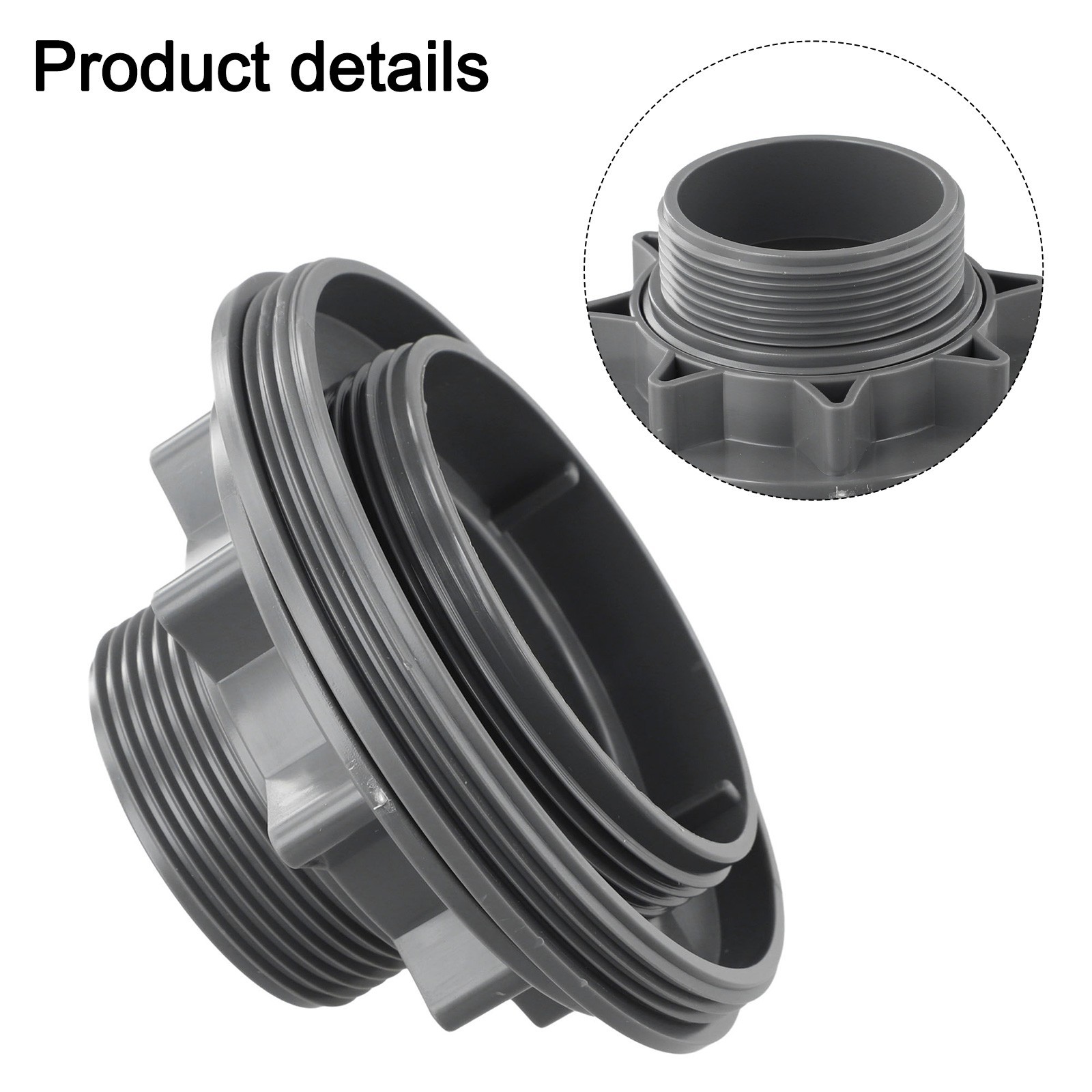 Quality Threaded Strainer Connector for Reliable Connection in For Intex Pools