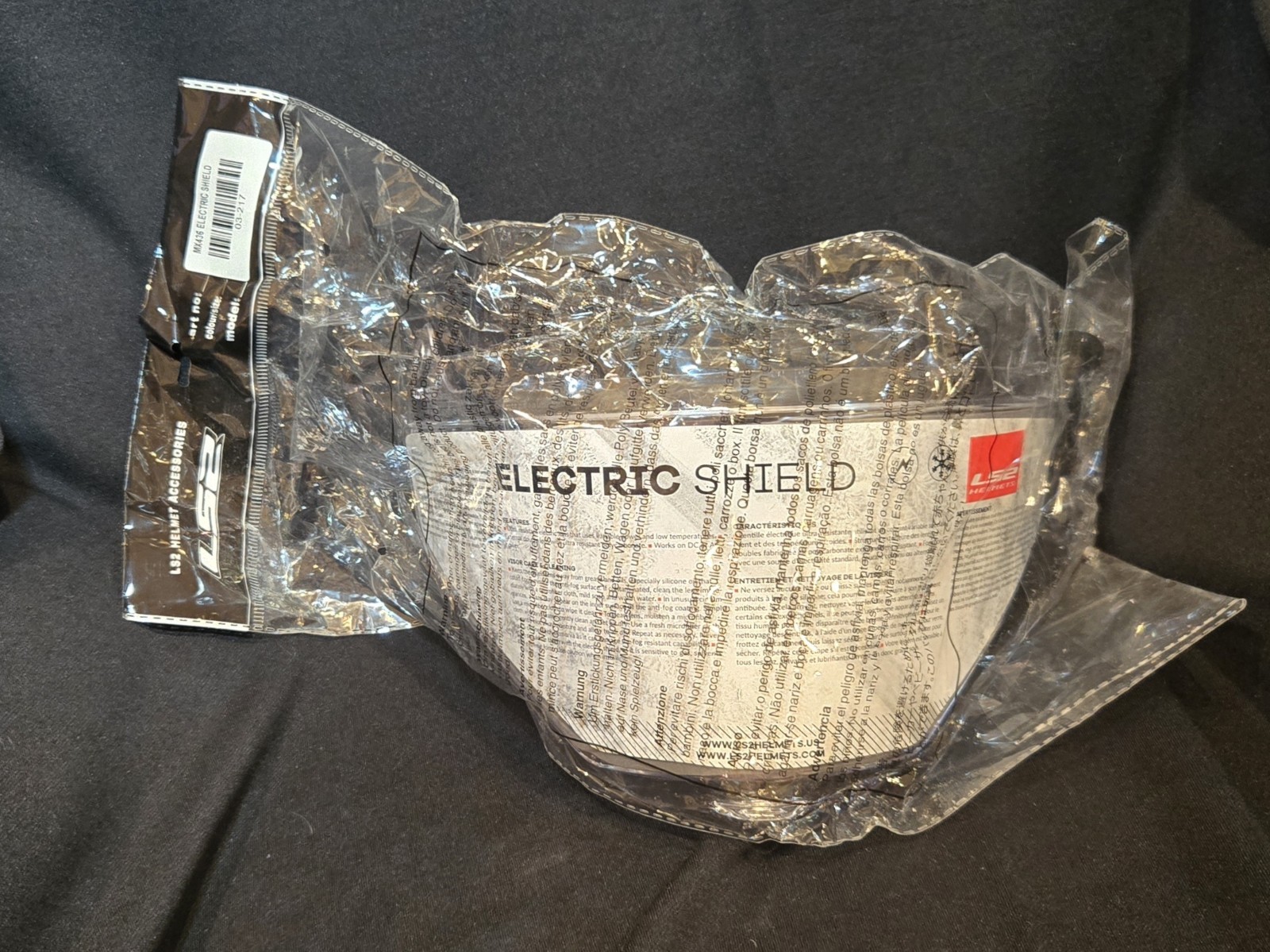 *NEW* Genuine OEM LS2 MX436 Clear Electric Shield part# 03-217