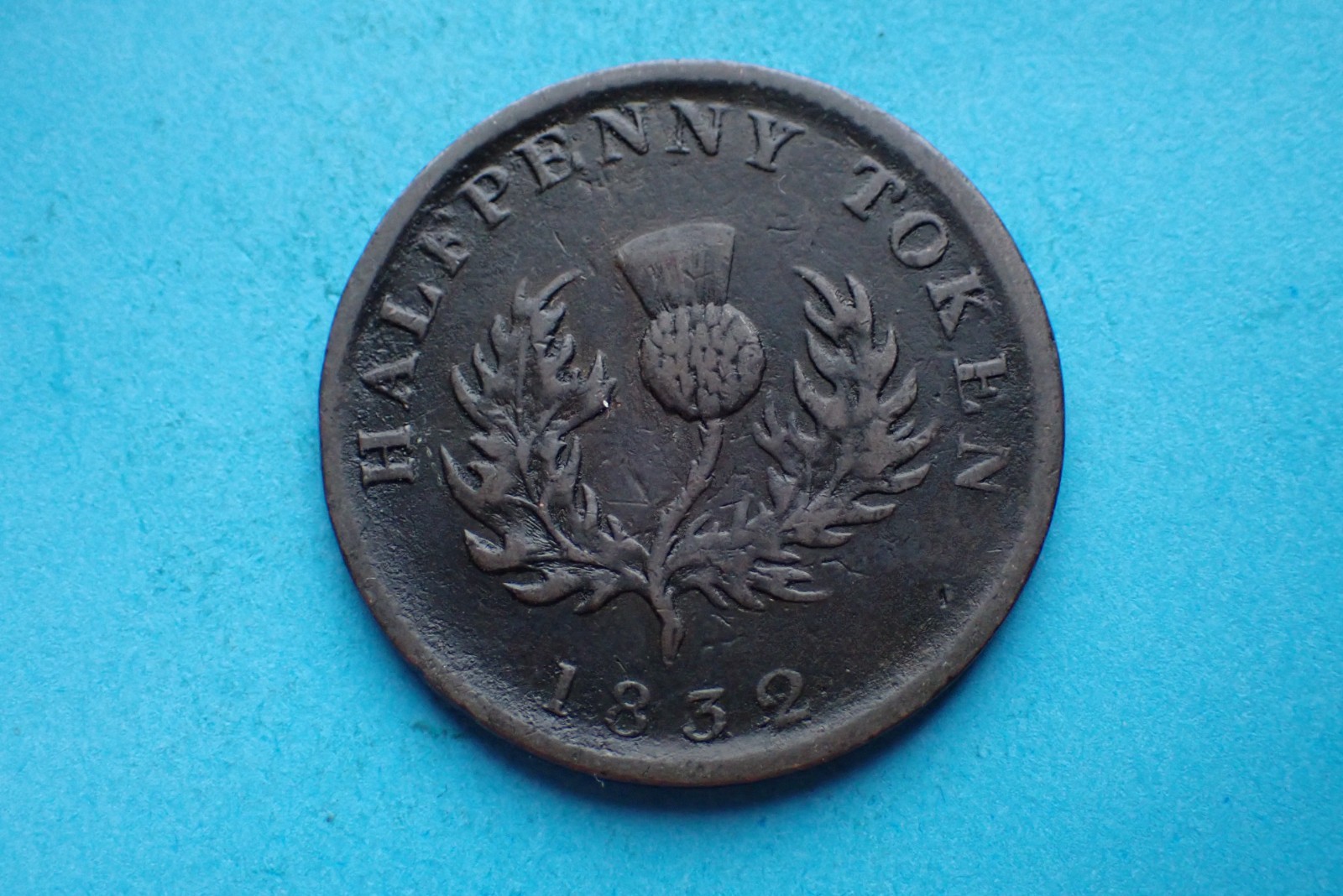 Canada, Nova Scotia, 1832 Halfpenny Token, see images.
