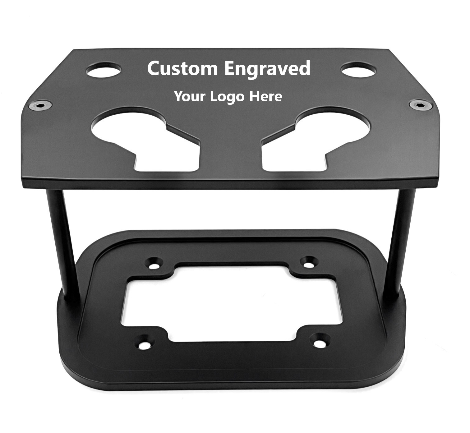 Billet Aluminum Battery Tray Hold Down Box Optima Group 34/78 - Custom Engraved