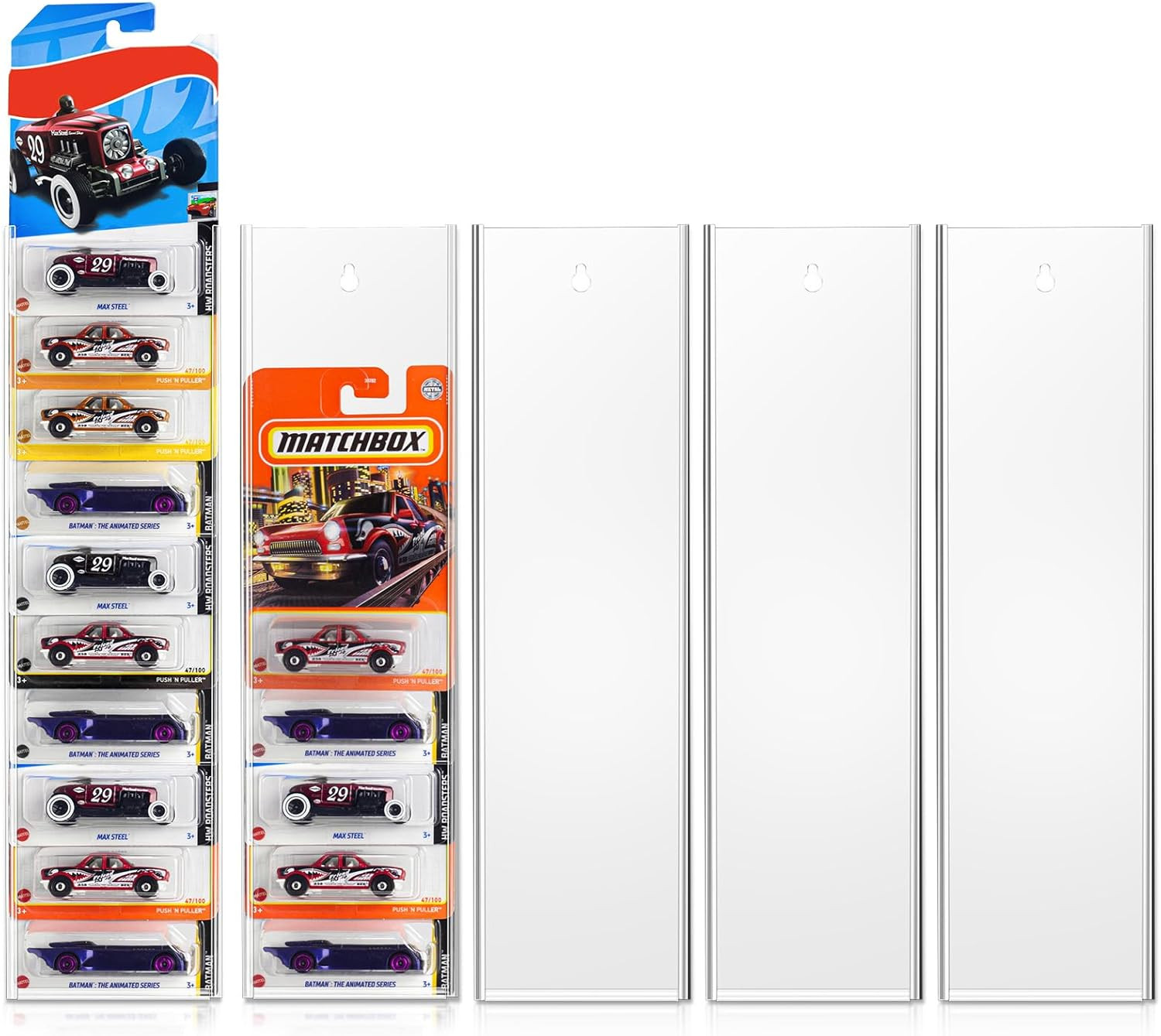Storage Display Shelf Compatible with Model Car, Wall Mounted 1/64 Scale Mode...