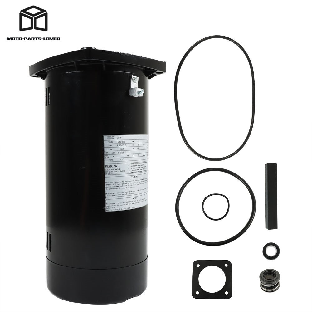 1.5 HP Pool Pump Square Flange Motor 3450RPM 115/230V EUSQ1152 USQ1152 ASQ165