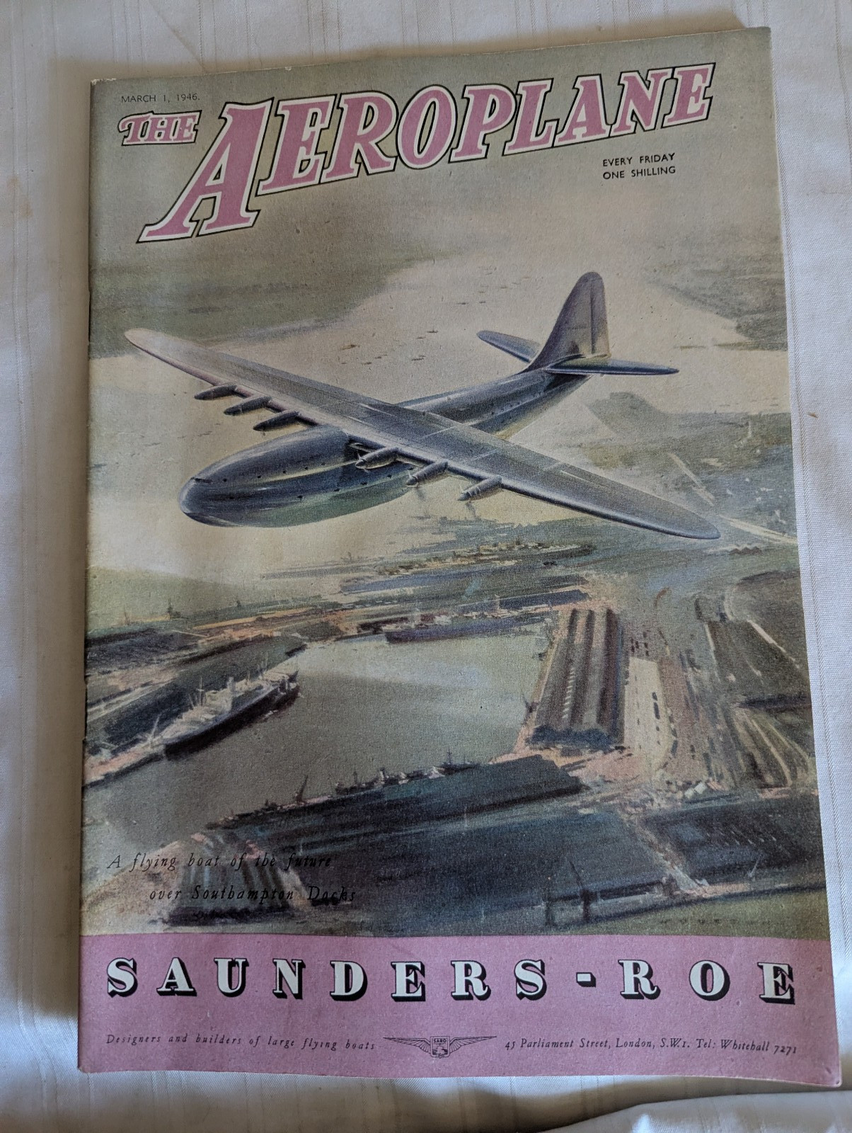 The Aeroplane Mar 1, 1946 Vol 70 No 1814 London England Thurstan James, Editor