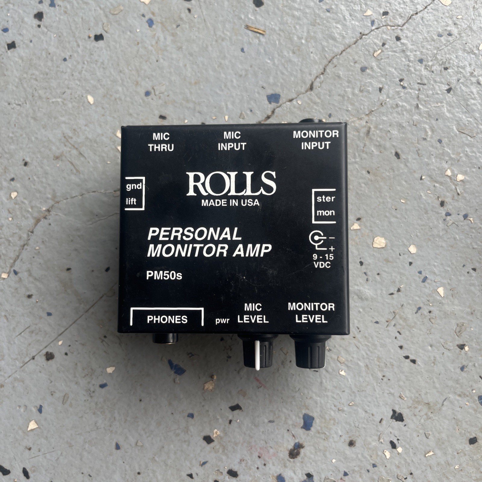 Rolls PM50s Personal Monitor Amp. NO CABLES!