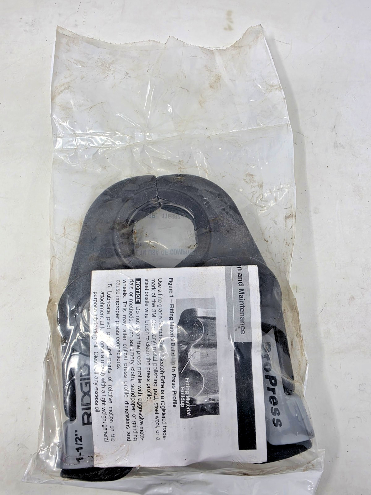 Ridgid 76672 1-1/2" Jaw for Standard Series ProPress Pressing Tool