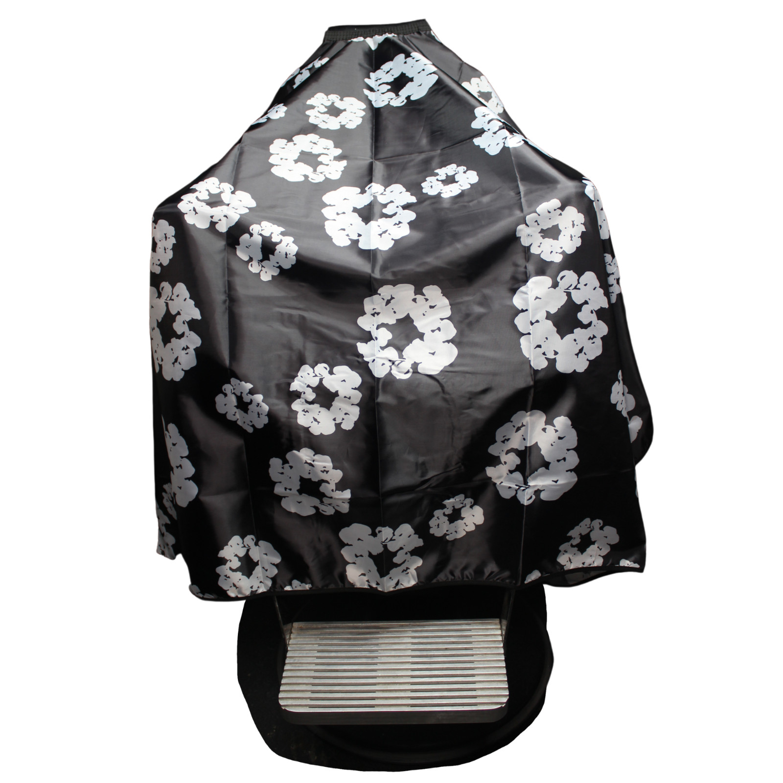 Barber and hair stylist cape Black White Haircut cape