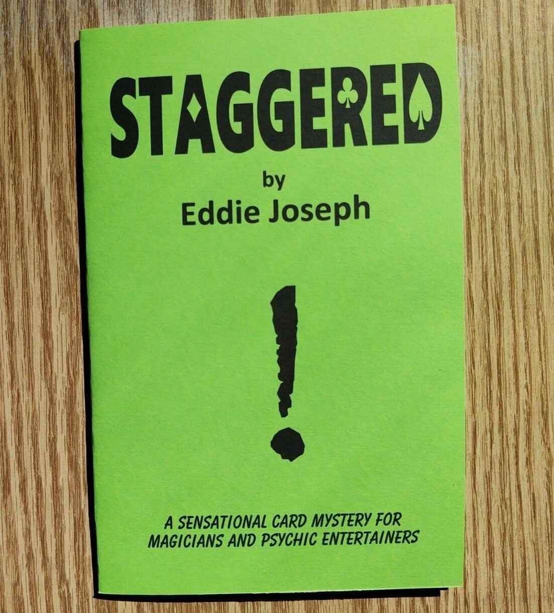 Staggered by Eddie Joseph (For psychic entertainers and magicians)