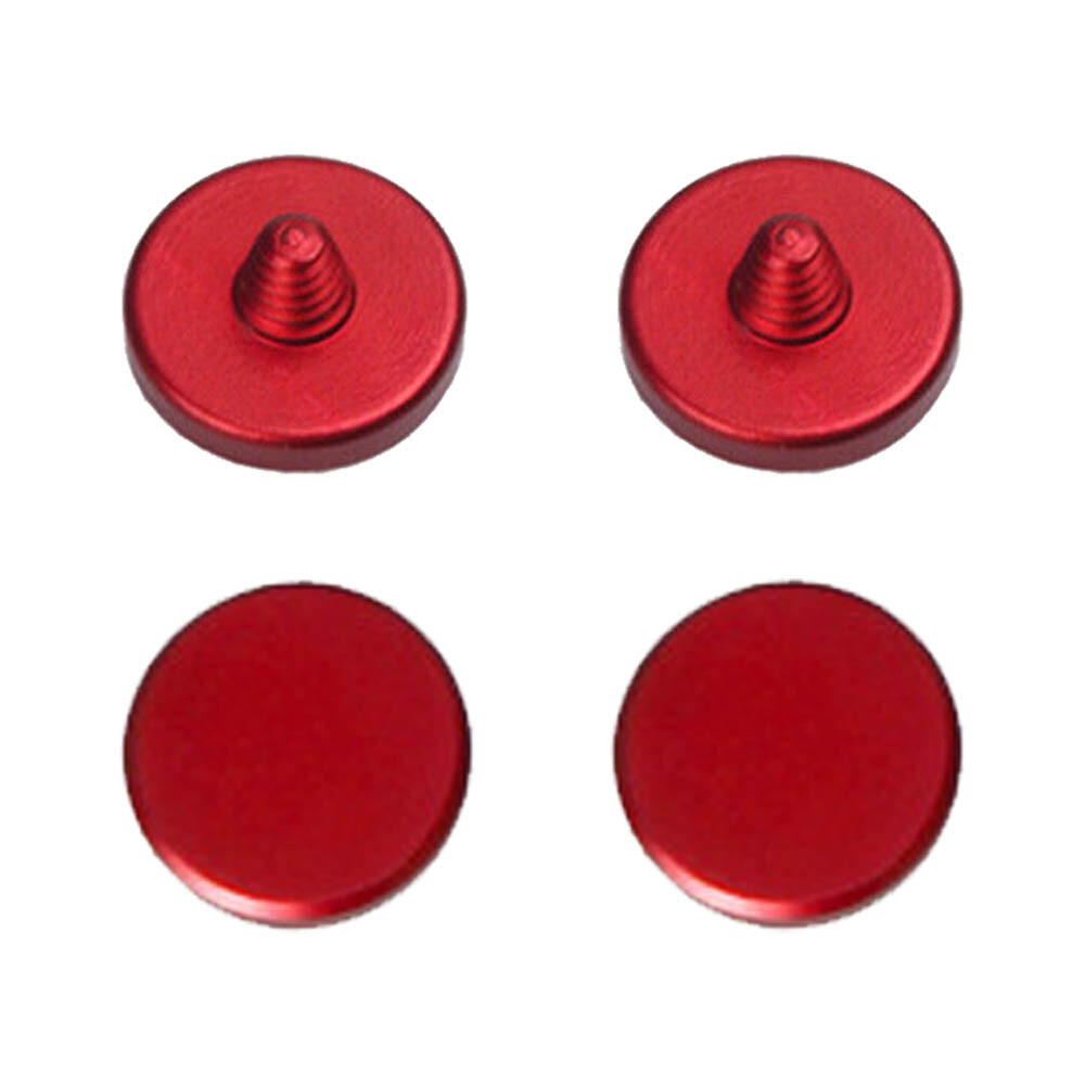 2/4x Brass Concave Shutter Release Button Rubber Ring for Fujifilm Leica Nikon