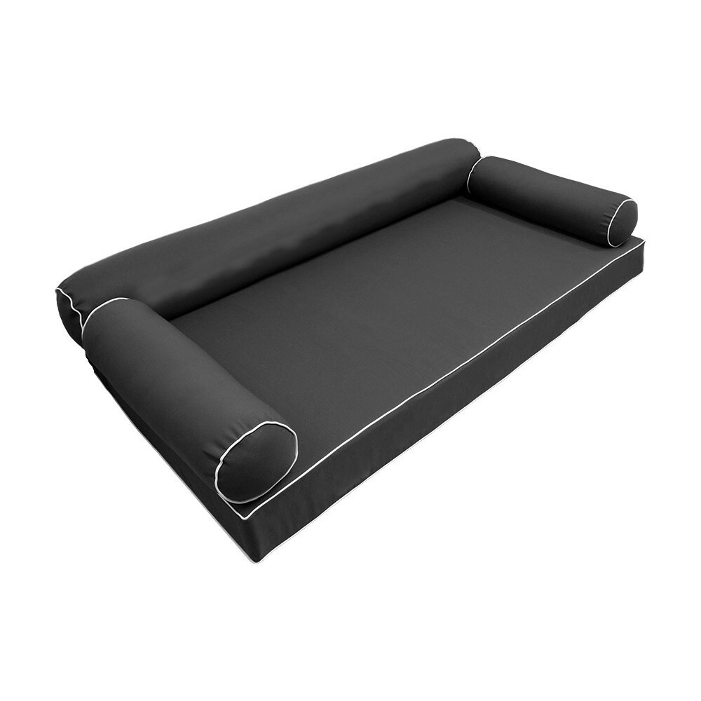 STYLE6 Mattress & Pillow Daybed Porch Swing Contrast Trim Crib AD003 COVERS ONLY