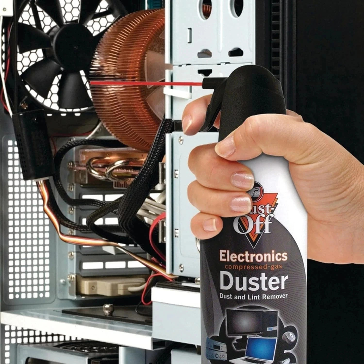 Dust-Off Electronics Compressed Air Duster 10 oz Cans – 3 Pack | Free Shipping