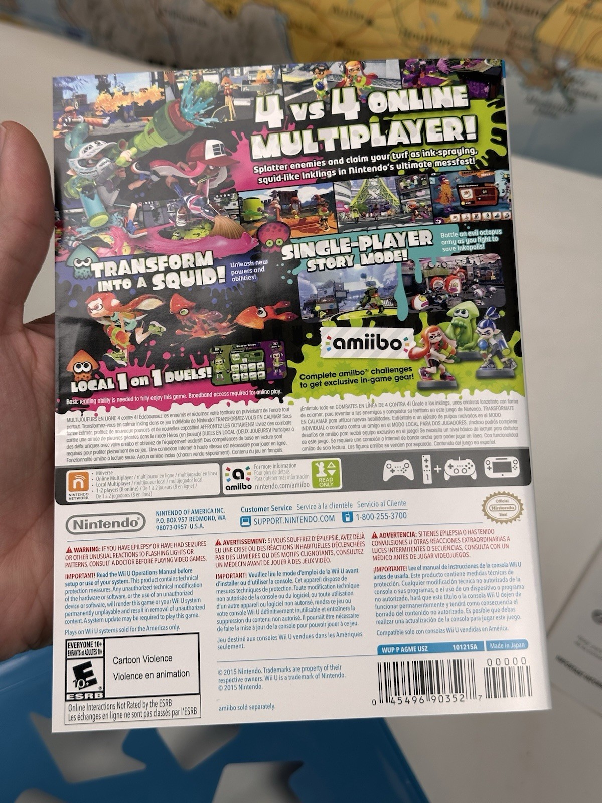 ❌CASE ONLY Splatoon Wii Case + Insert