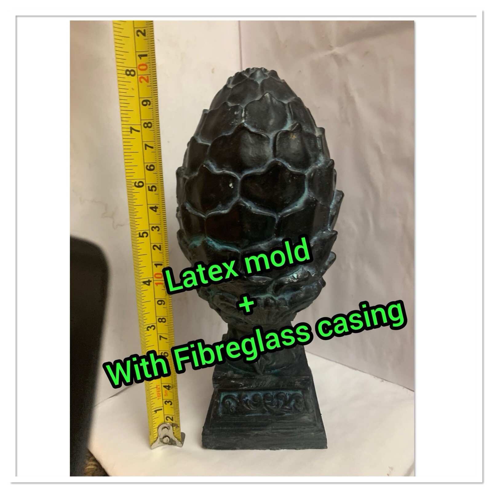 LATEX RUBBER MOLD Acorn  (YKM-L5078A ). 8” Height