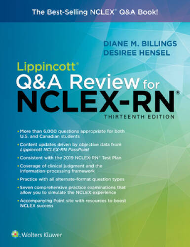 Lippincott Q&A Review for NCLEX-RN (Lippioncott's Review For NCLEX-RN) - GOOD