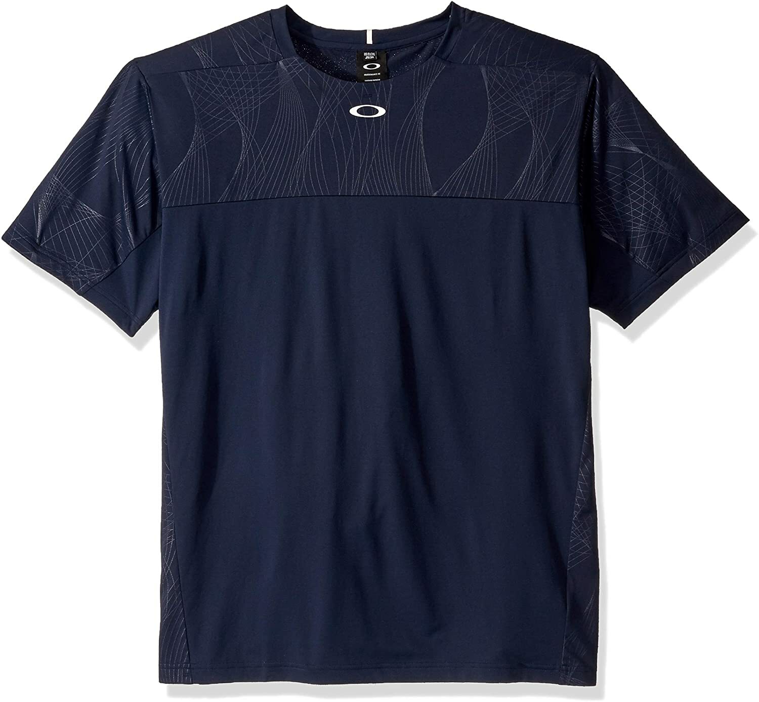 Oakley NEW Mens Enhance Slant Fashion Crew Graphic Tee Shirt Navy Blue XL $55