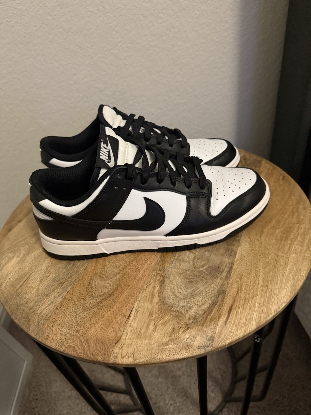 Nike Panda Dunk Lows Men’s Size 7 Women's Size 8 Black White