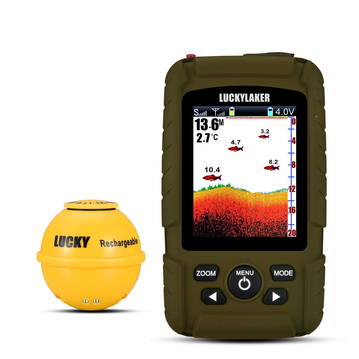 Wireless Fish Finder Portable Sonar LUCKY Waterproof