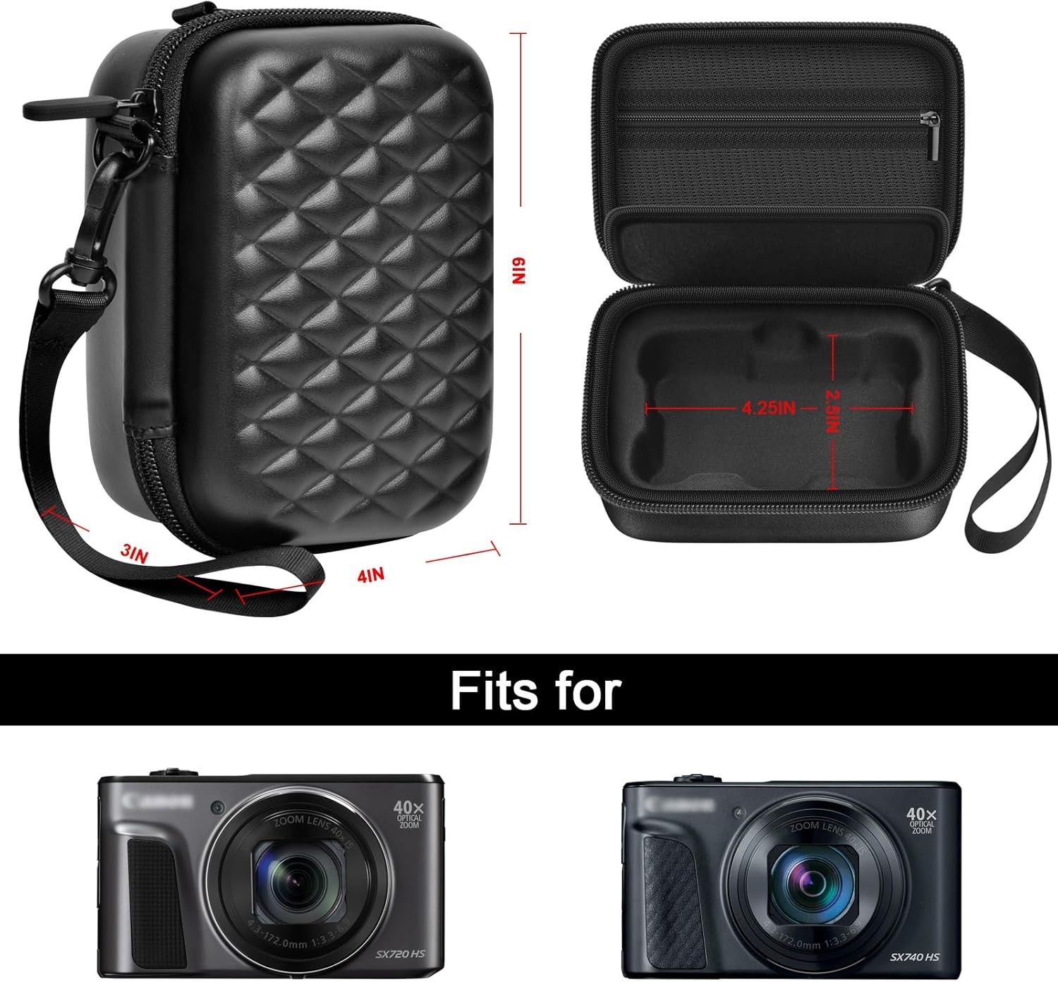 Camera Storage Case for Canon PowerShot G7X