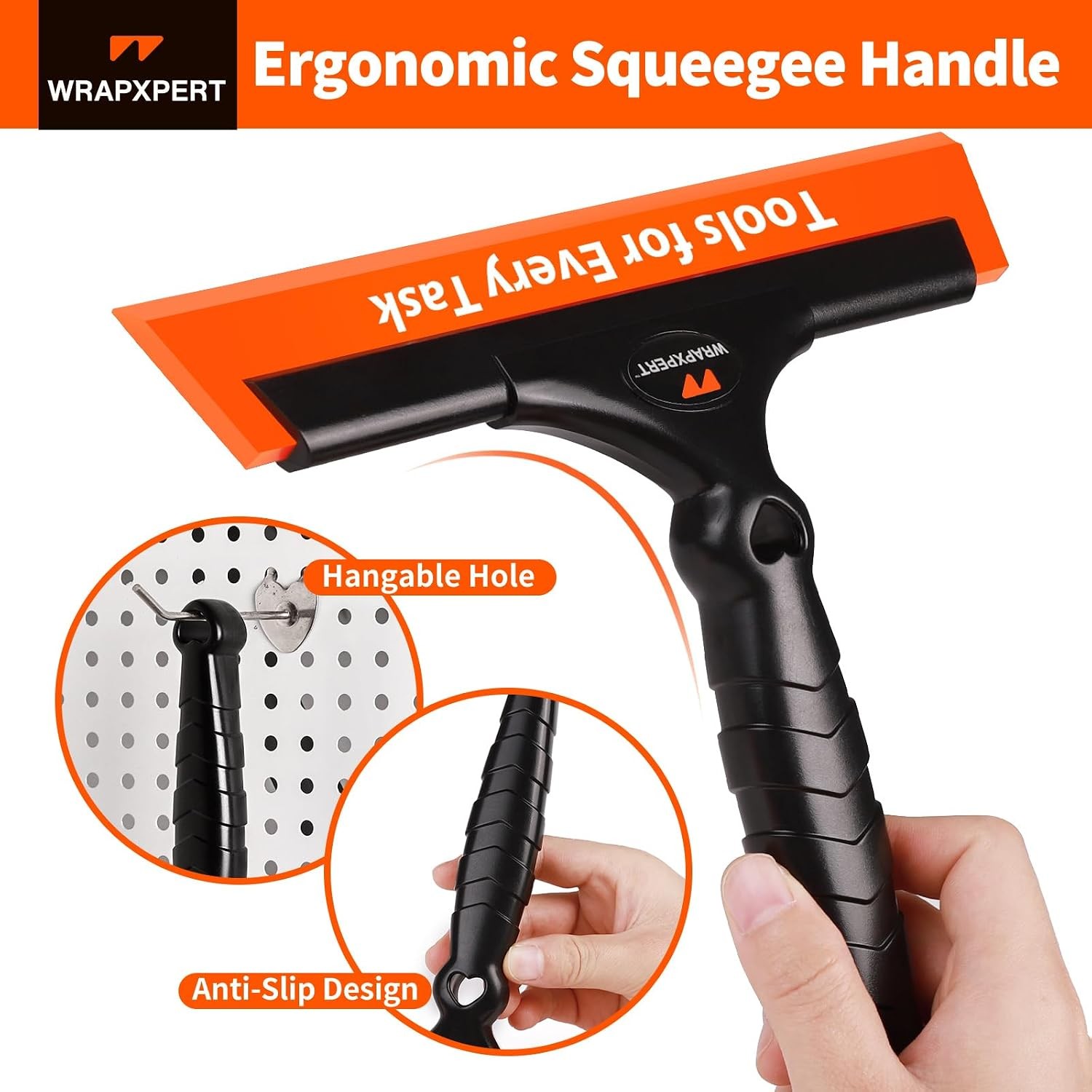 Window Tint Squeegee 8.3-Inch Silicone Squeegee for Car Windows, Window Tint