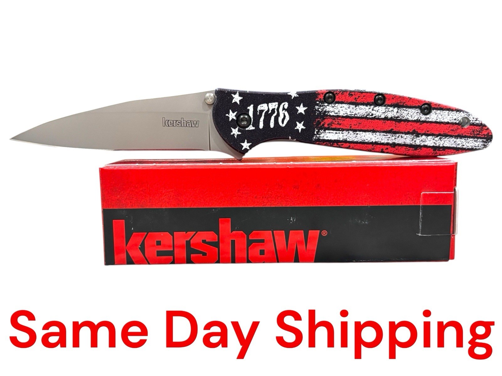 Kershaw Leek 1776 Assisted Folding Knife 3" 14C28N Steel Blade Aluminum 1660ROSS