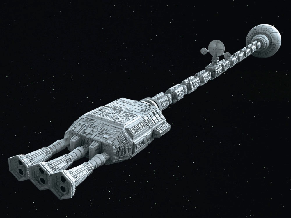 Moebius Models 2001: A Space Odyssey Discovery XD-1 Model Kit, 1:350 Scale