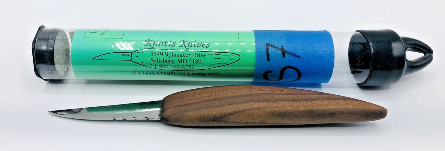 KNOTTS KNIVES WOOD CARVING KNIFE WOODCARVING ORIGINAL rare whittling bird decoy