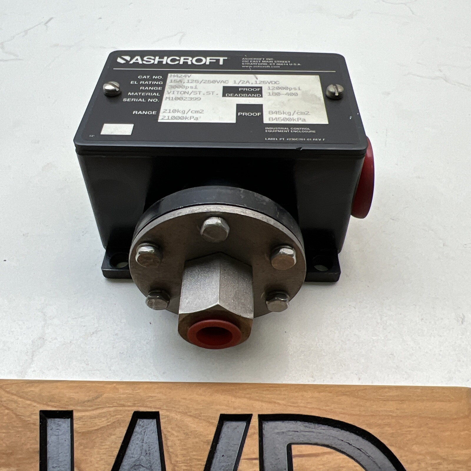 Ashcroft H424V XCH Switch New Open Box