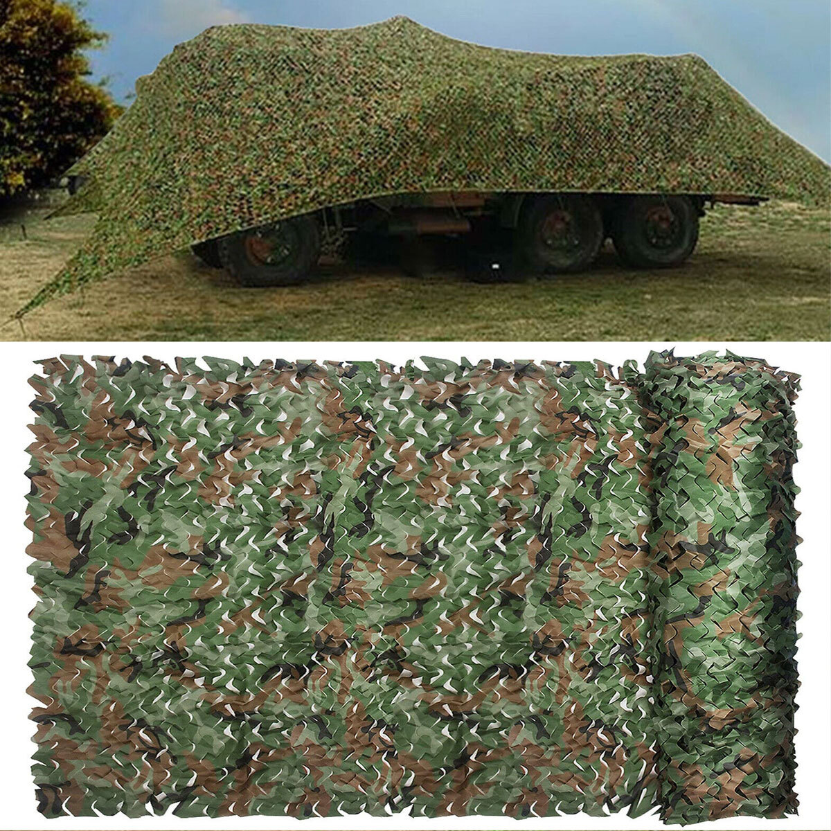 Military Camo Net Camouflage Netting Hunting Camping Army Woodland Hide Cover
