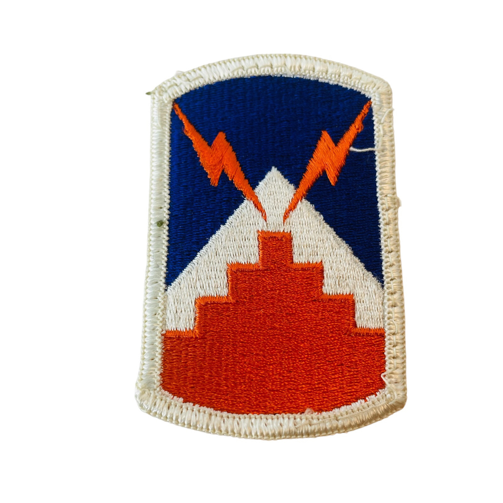 Original US Army Seventh Signal Brigade Color Merrow Edge Patch 799
