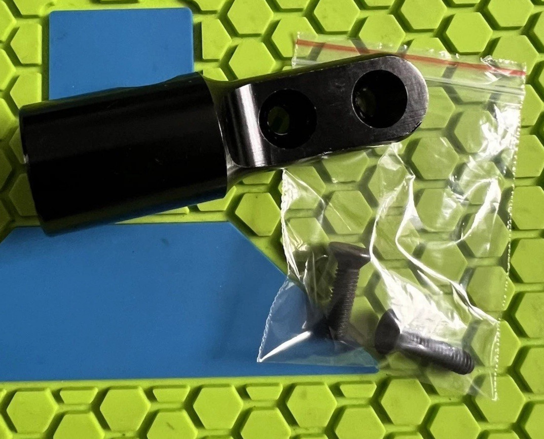 UNIVERSAL DUCKBILL PAINTBALL MARKER ASA + MOUNTING SCREWS - GLOSS BLACK