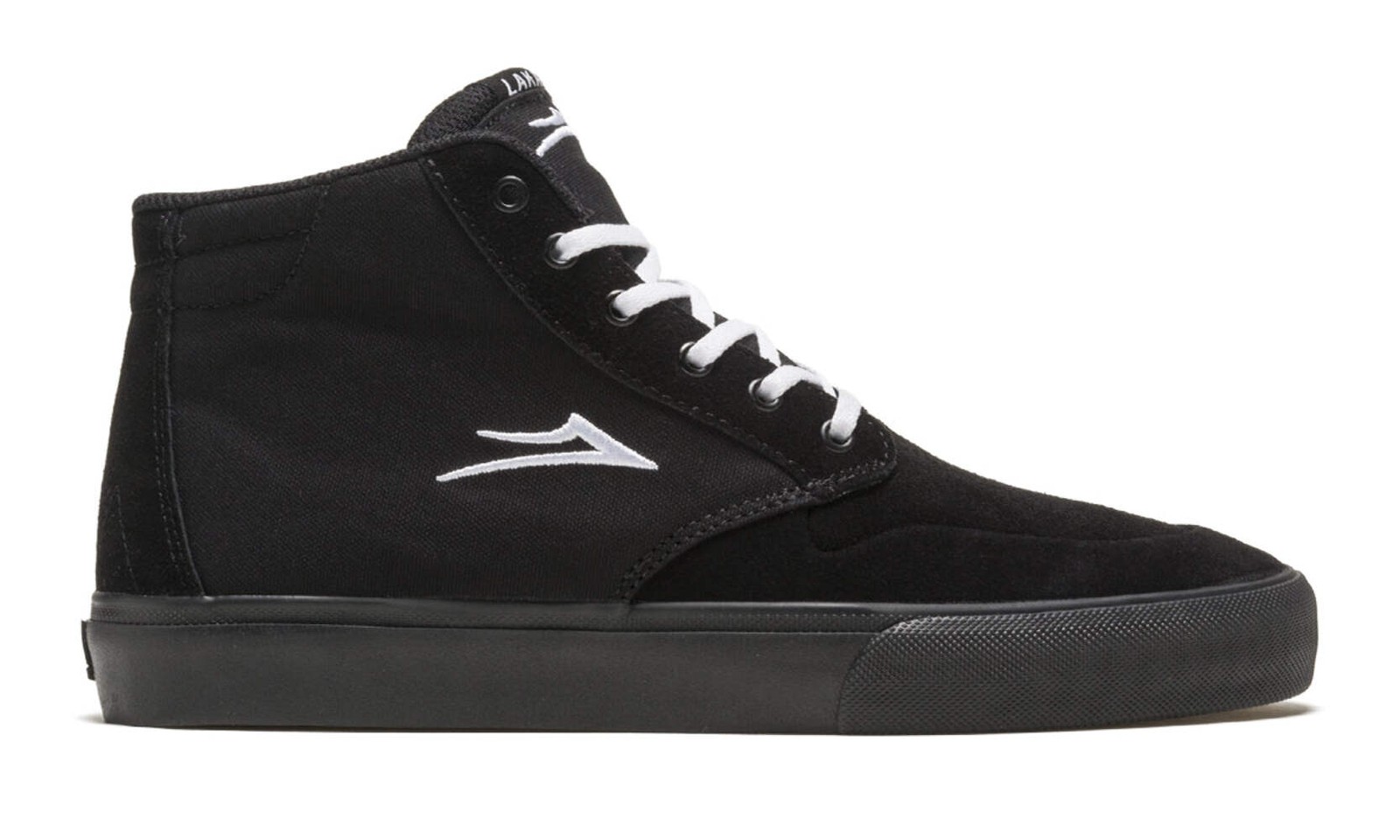 Lakai Riley 3 High Suede (Black/Black)