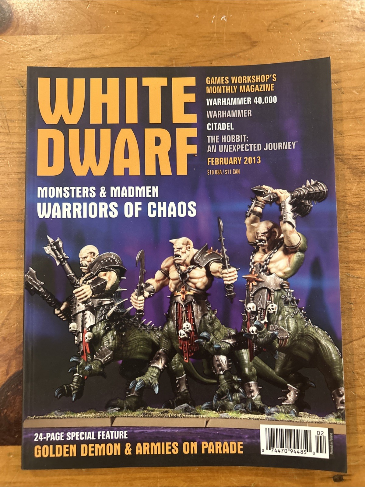 Games Workshop: White Dwarf Monthly Magazine Feb 2013 Warriors Of Chaos