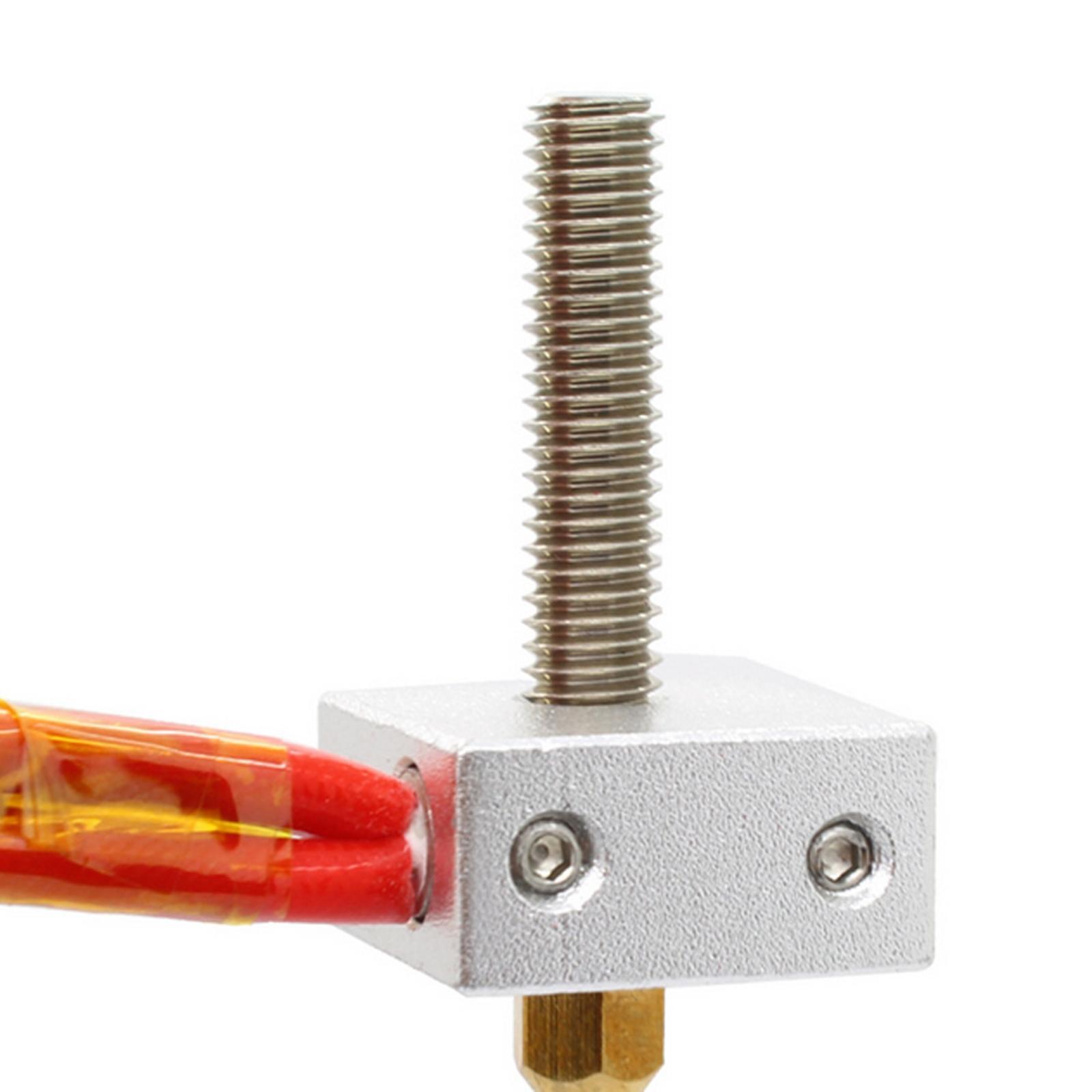 3D Printer MK8 Assembled Extruder Hotend Kit 1.75 to 0.4mm Nozzle Heating Block