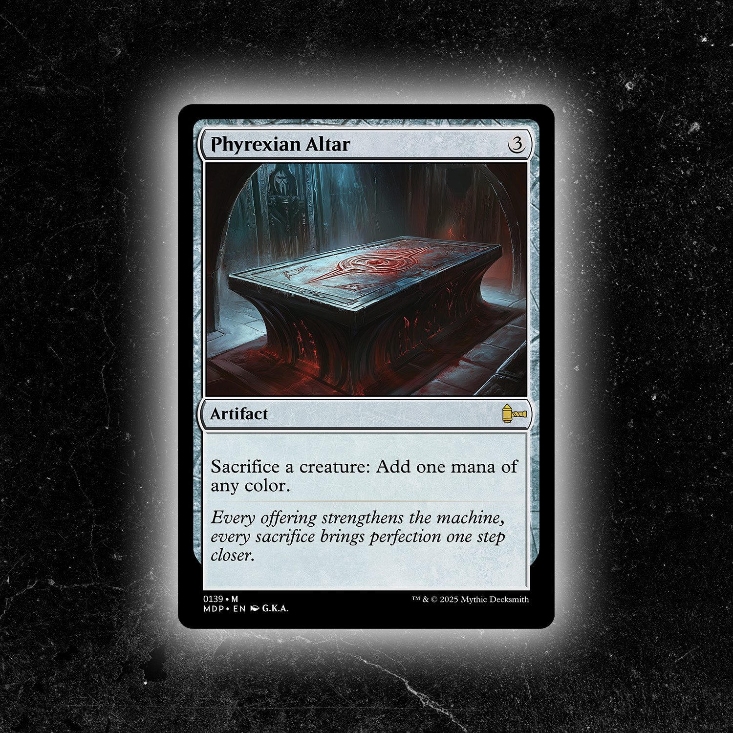 Phyrexian Altar - Custom Magic: The Gathering Card - High-Quality