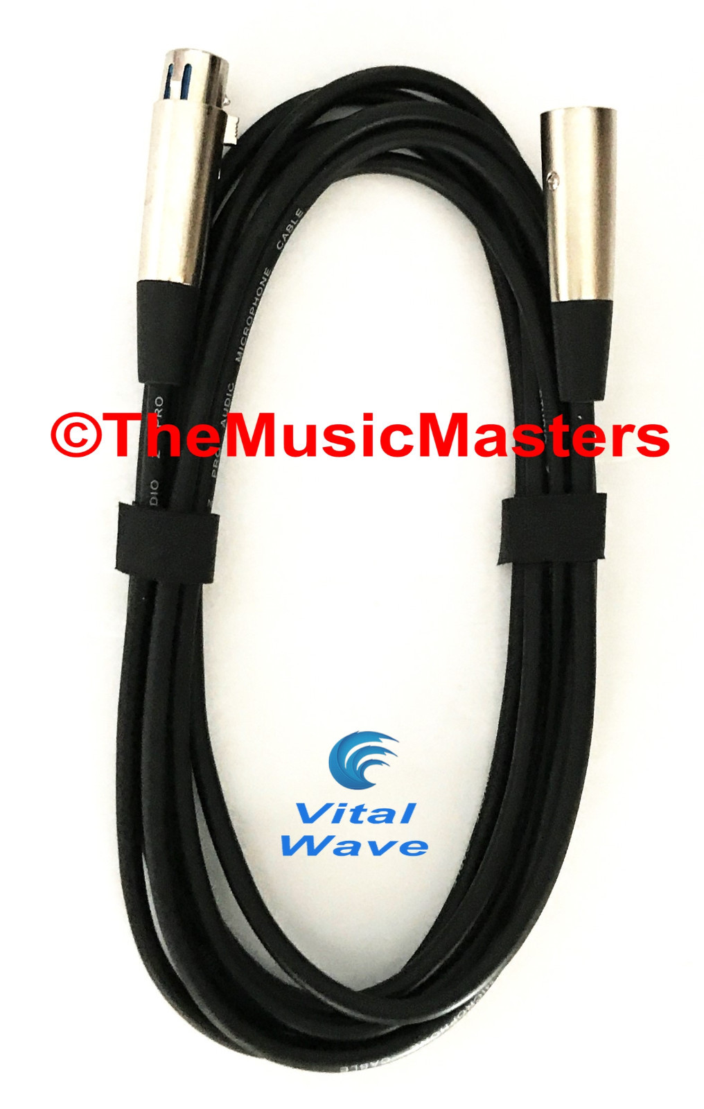 12ft XLR Microphone Audio Cable M-F Mic Extension Amp Powered Speaker Wire VWLTW